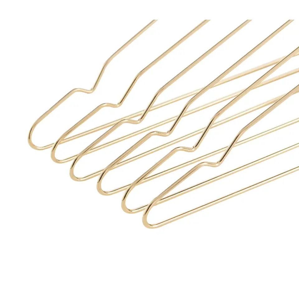 ACAZA 20 Metalen Kleerhangers, Ultra-dunne en Ruimtebesparende Kledinghangers, Goud Sale