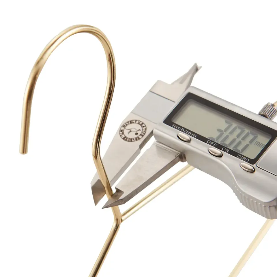 ACAZA 20 Metalen Kleerhangers, Ultra-dunne en Ruimtebesparende Kledinghangers, Goud Sale