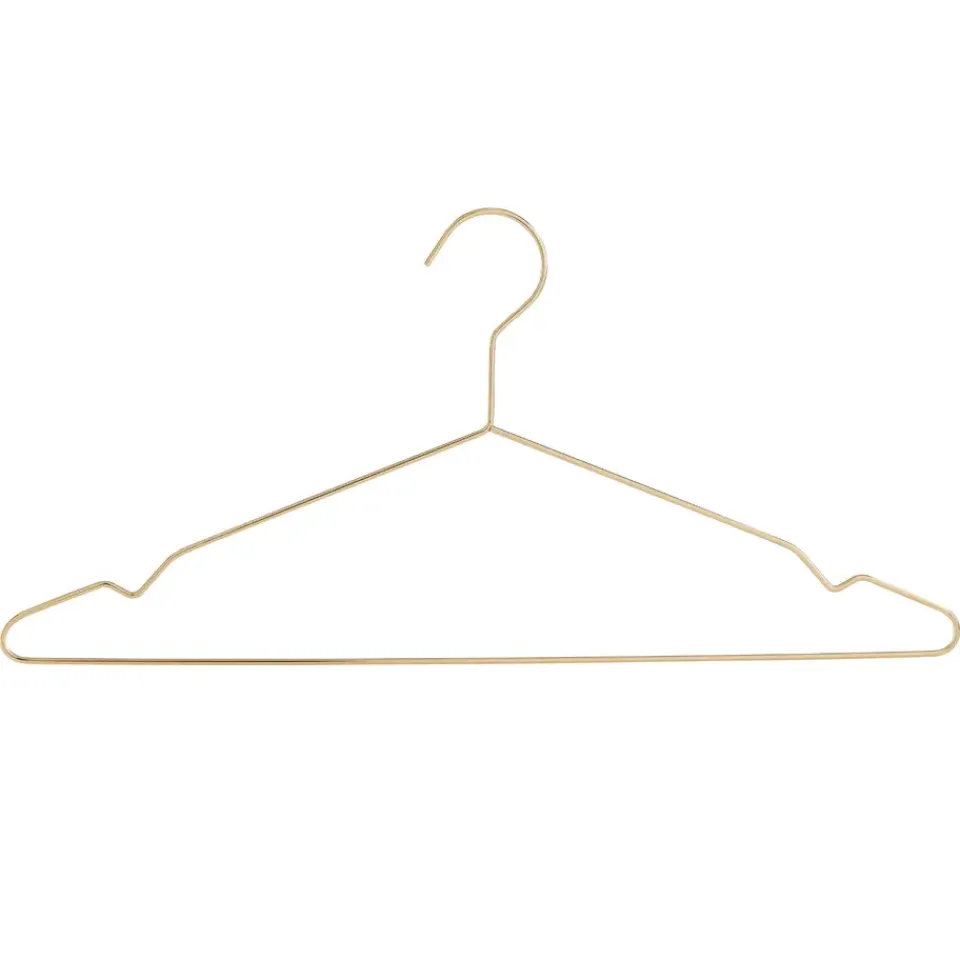ACAZA 20 Metalen Kleerhangers, Ultra-dunne en Ruimtebesparende Kledinghangers, Goud Sale