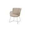 4-Seasons Outdoor 4 Seasons Fabrice lounge dining stoel - Latte Discount