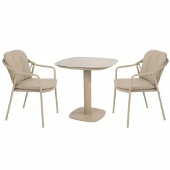 Taste by 4-Seasons Outdoor 4 Seasons Manitoba bistro tuinset 3-delig Manolo tuintafel - latte Hot