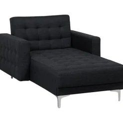 Beliani ABERDEEN - Chaise longue - Grijs - Symmetrisch - Polyester Sale