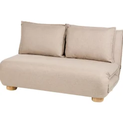 Leen Bakker ABISKO - Slaapbank 2-zits - Beige - Kunstlinnen New