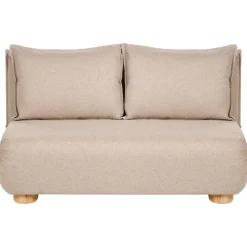 Leen Bakker ABISKO - Slaapbank 2-zits - Beige - Kunstlinnen New