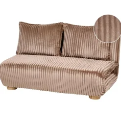 Leen Bakker ABISKO - Slaapbank 2-zits - Lichtbruin - Corduroy Discount