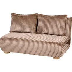 Leen Bakker ABISKO - Slaapbank 2-zits - Lichtbruin - Corduroy Discount