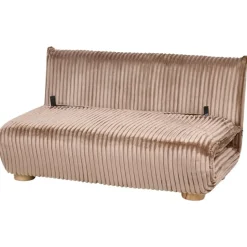 Leen Bakker ABISKO - Slaapbank 2-zits - Lichtbruin - Corduroy Discount