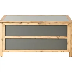 Leen Bakker ACATE - Kussenbox - Grijs - 330 L - Beton Hot