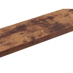 Merkloos ACAZA Boekenplank van 140 cm lang - industrieel Design - Vintage bruin