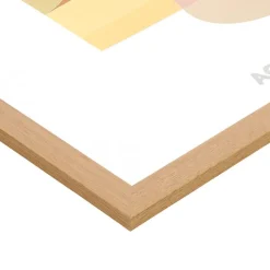 Merkloos ACAZA Fotokader - Fotolijst - 50x75 cm - MDF hout - Warme Eik Sale