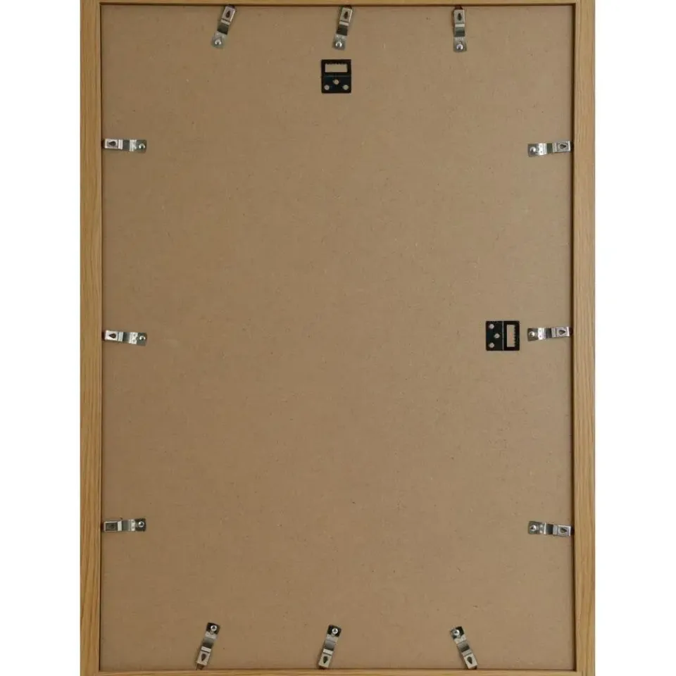 Merkloos ACAZA Fotokader - Fotolijst - 50x70 cm - MDF hout & plexiglas - Warme Eik kleur New