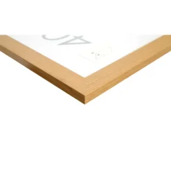 Merkloos ACAZA Fotokader - Fotolijst in MDF van 40x60 cm - Warm Oak - Plexiglas Hot
