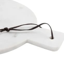 Beliani ACHARNES - Dienblad - Wit - Marmer Hot