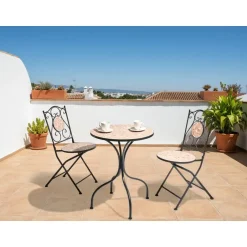 Leen Bakker ADRANO - Bistroset - Zwart - IJzer Clearance