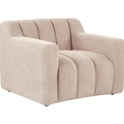 Beliani AGERUP - Fauteuil - Beige - Bouclé Sale
