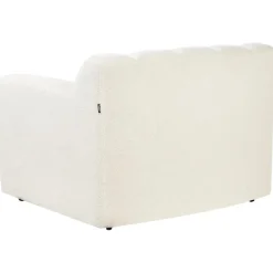 Beliani AGERUP - Fauteuil - Gebroken wit - Bouclé Best