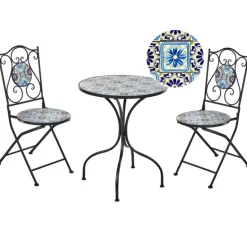 Leen Bakker AGGIUS - Bistroset - Zwart - IJzer Outlet