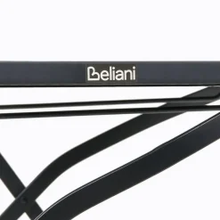 Leen Bakker AGGIUS - Set van 2 tuinstoelen - Zwart - IJzer Discount