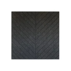 IVOL Akoestisch wandpaneel PET-vilt - 100x100cm - Visgraat motief Antraciet Best
