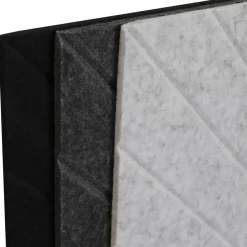 IVOL Akoestisch wandpaneel PET-vilt - 100x100cm - Visgraat motief Antraciet Best