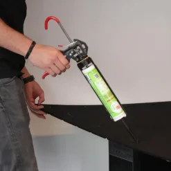 IVOL Akoestisch wandpaneel PET-vilt - 100x100cm - Visgraat motief Zwart Online