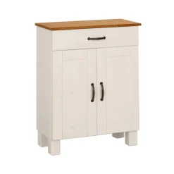 Loft24 Alby - Kast met 2 deuren en 1 lade in grenen wit Sale