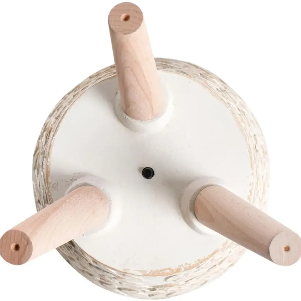 Leen Bakker ALIARTOS- Bloempot - Gebroken wit - 43 cm - MgO Clearance