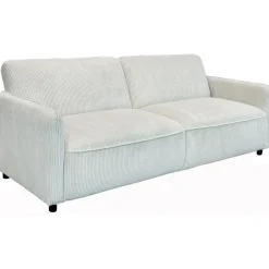 Dorel Home Alicia - Slaapbank 3-zits in crèmekleurige stof Hot