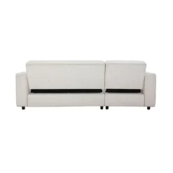 Dorel Home Allie - 3-zits hoekslaapbank in crèmekleurige stof Sale