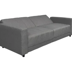 Dorel Home Allie II - Slaapbank 3-zits in grijze stof Discount