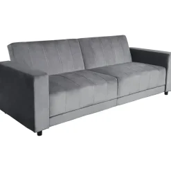 Dorel Home Allie II - Slaapbank 3-zits in antraciet fluweel Online