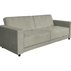 Dorel Home Allie II - Slaapbank 3-zits in taupe fluweel Online