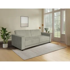 Dorel Home Allie II - Slaapbank 3-zits in taupe fluweel Online