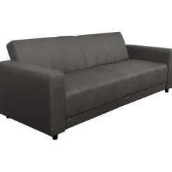 Dorel Home Allie II - Slaapbank 3-zits in donkerbruine stof Online