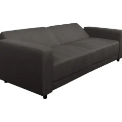 Dorel Home Allie II - Slaapbank 3-zits in donkerbruine stof Online