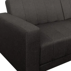 Dorel Home Allie II - Slaapbank 3-zits in donkerbruine stof Online