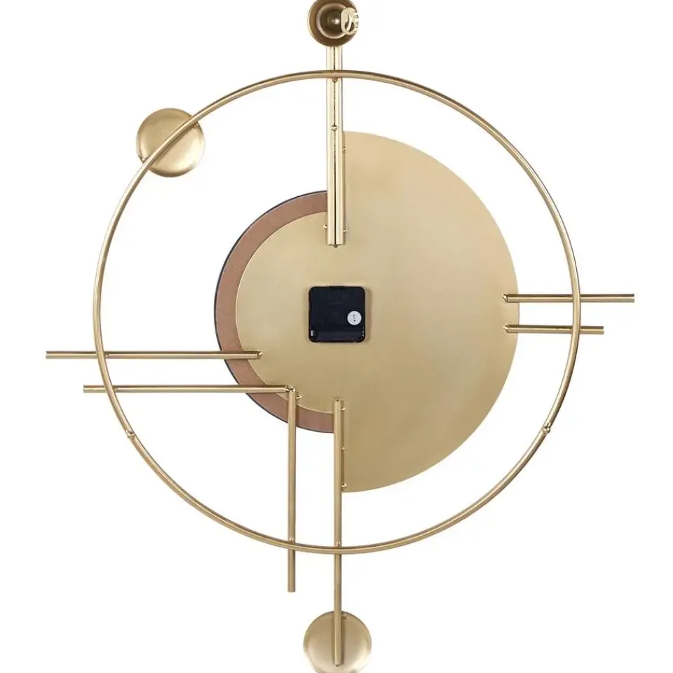 Beliani ALLOGNY - Wandklok - Goud/Zwart - Ijzer Outlet