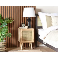 Beliani ALMO - Nachtkastje - Lichte houtkleur - MDF Outlet