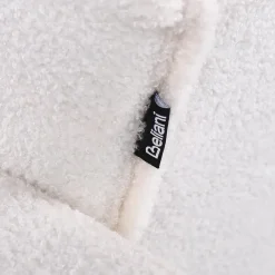 Leen Bakker ALNES - Chaise longue - Wit - Polyester New