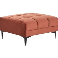 Leen Bakker ALNES - Ottomaan - Lichtrood - Polyester New