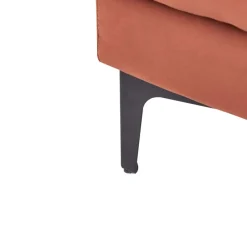 Leen Bakker ALNES - Ottomaan - Lichtrood - Polyester New