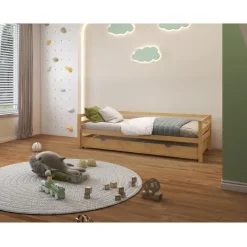 Loft24 Alpi - Bed met bedlade 90x200 cm in grenen Outlet