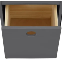 Loft24 Alpi - Boekenkast met 4 laden in grijs grenen New