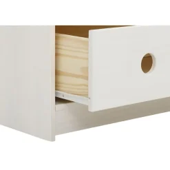 Loft24 Alpi - Boekenkast met dak en 1 lade in wit gelakt grenen Online