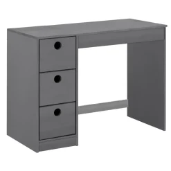 Loft24 Alpi - Bureau met 3 lades in grijs Outlet