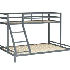 Loft24 Alpi - Stapelbed 140x200 cm in grijs dennenhout Discount