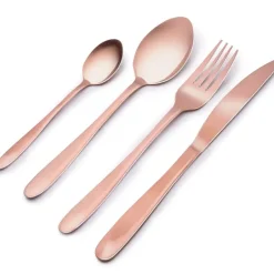 Alpina Bestek - 16-delig - 4 personen - mat koper - RVS