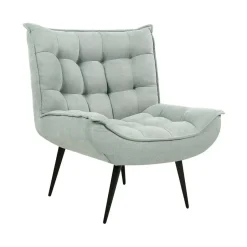 Beliani ALVESTA - Fauteuil - Mintgroen - Stof Hot