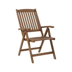 Beliani AMANTEA - Bistroset - Donkerhout/Grijs - Acaciahout Discount