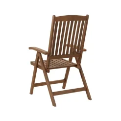 Beliani AMANTEA - Bistroset - Donkerhout/Grijs - Acaciahout Discount